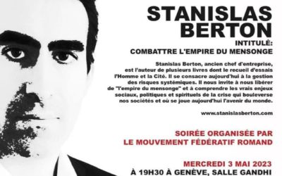 Conférence de Stanislas Berton